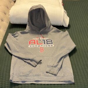 Vintage Under Armor Boston Red Sox 2018 American League Champions Hoodie